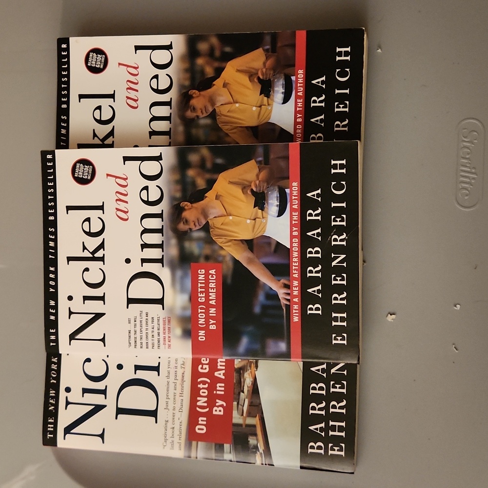 2 For $10 Book Nickel and Dimed by Barbara Ehrenreich